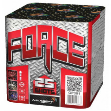 Салют "Force" -  25 залпов, 0,6" калибр