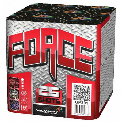 Салют "Force" -  25 залпов, 0,6" калибр