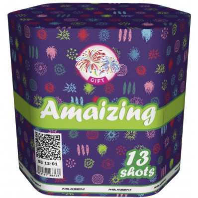 Салют "Amaizing" -  13 залпов, 1,2" калибр