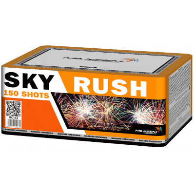 Огромный Салют "Sky Rush" -  150 залпов, 1" калибр